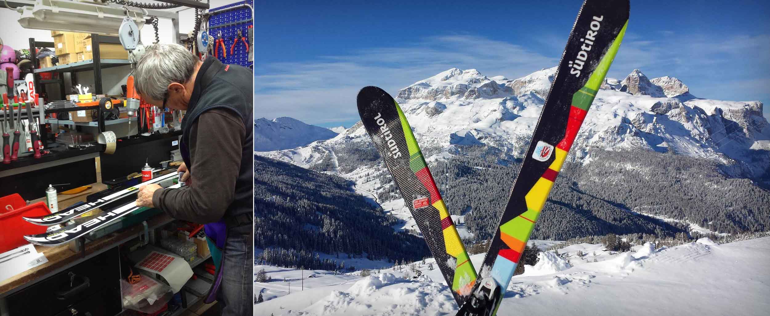Ski Service Leading soluzione problemi sci SkiPeppi Dolomiti Sudtirol Alto Adige
